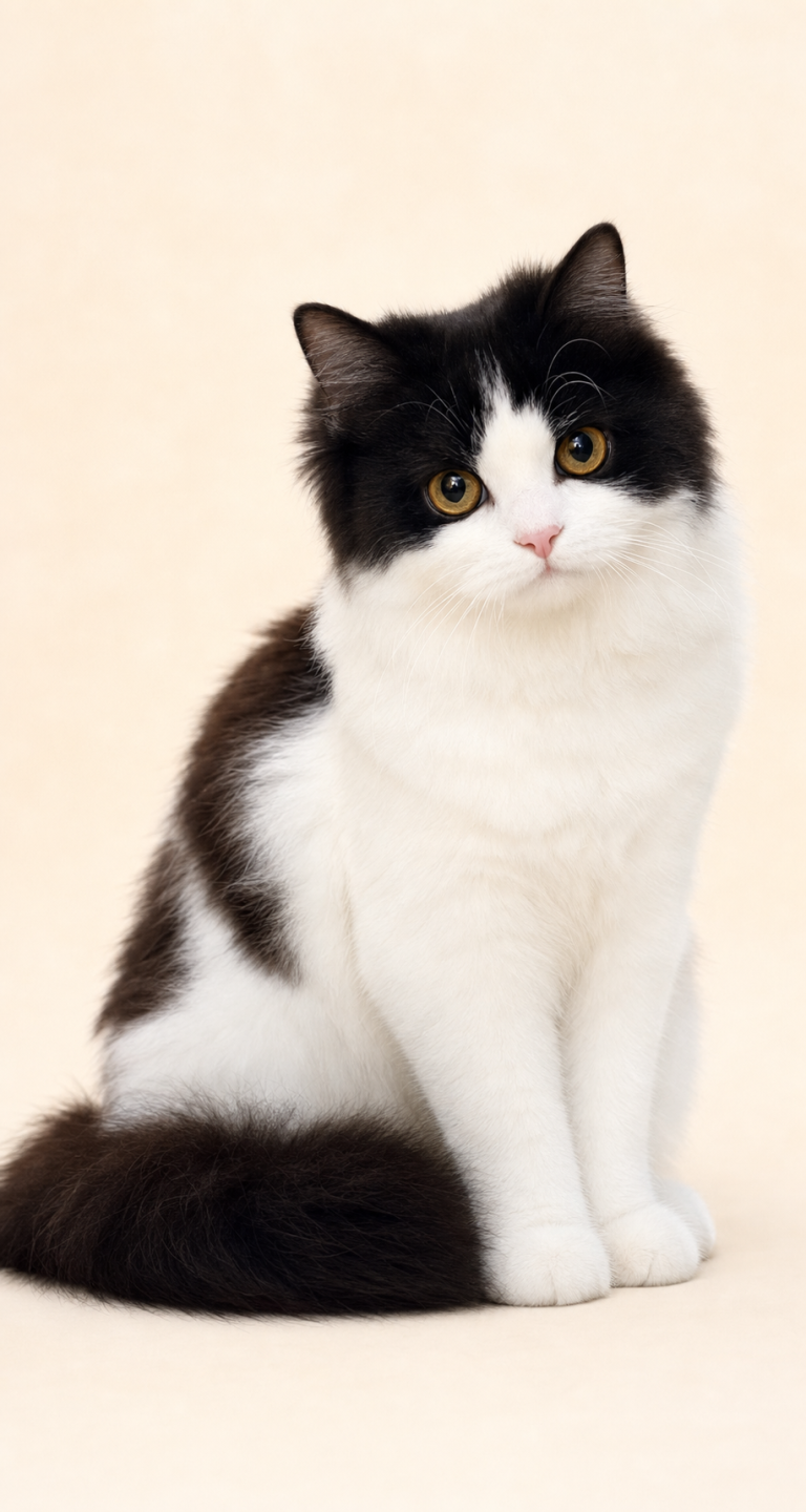 Chococat, a Half-Persian cat available for adoption in Orange County, CA