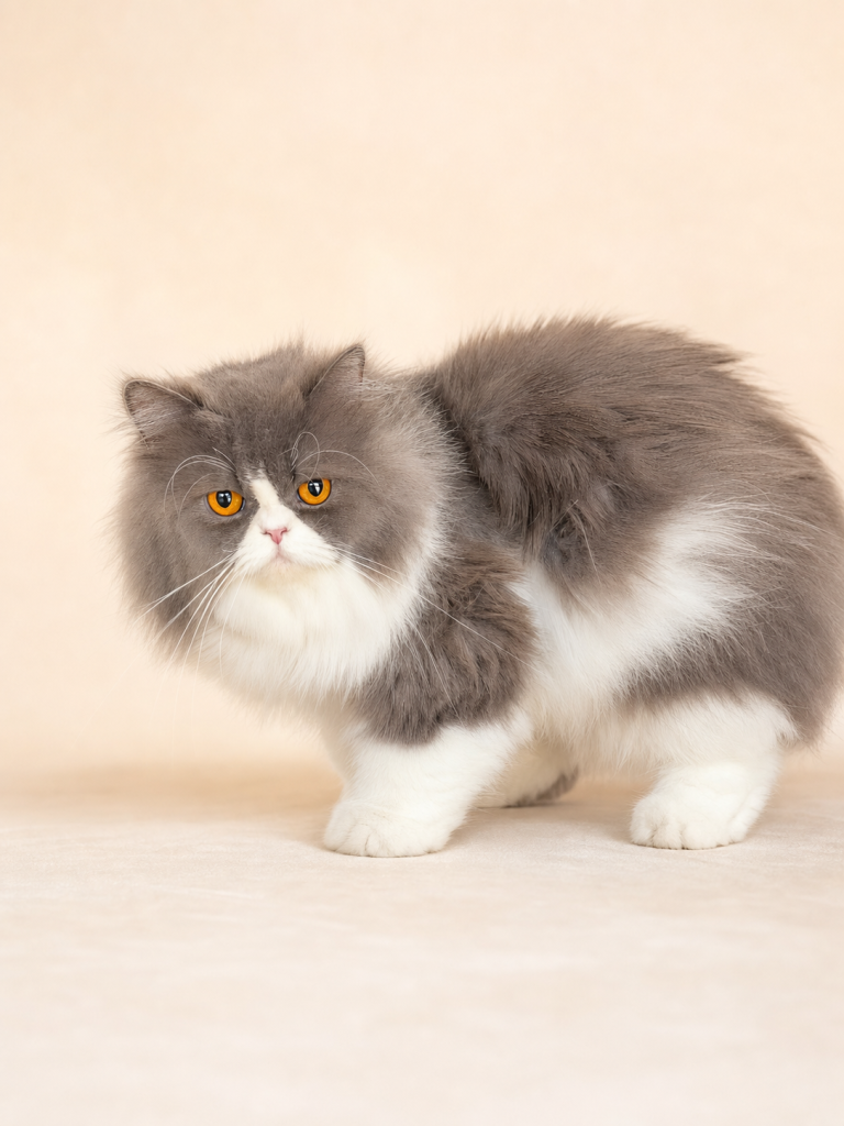 Grumpy, a Persian cat available for adoption in Orange County, CA